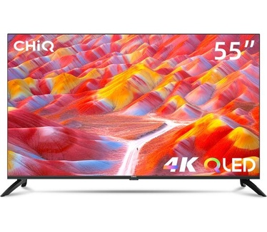 Chiq U55QG7L - 55" 4K QLED Android TV - Ultra-HD - Dolby Vision HDR - 2023 model Zwart
