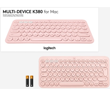 Logitech K380 for mac (Qwertz Zwitsers) Roze