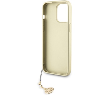 Guess 4G Charms Back Case - Apple iPhone 15 Pro (6.1") - Grijs Grijs