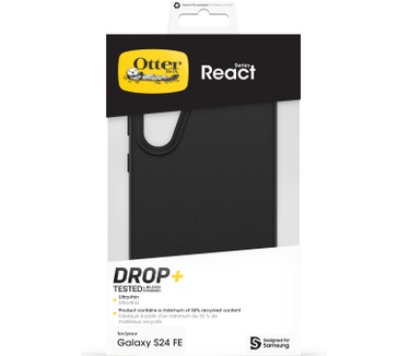 Otterbox React (Galaxy S24 FE) Zwart