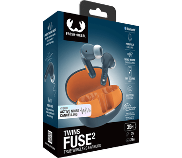 Hama Twins Fuse 2 Blauw, Oranje