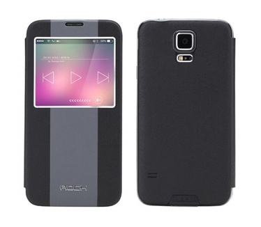 Rock Smart Leather Cover Samsung Galaxy S5 (SHUTTLE Serie black)