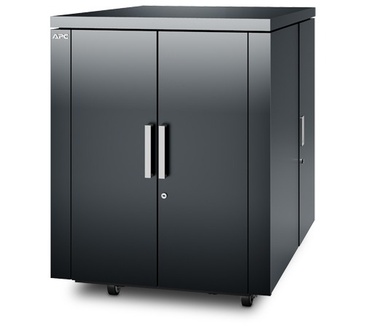 APC NetShelter CX 18U Geluiddempende 'Server Room in a Box', Shock Packaging, Donker Grijs