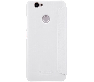 Nillkin New Sparkle S-View Book Case voor Huawei Nova - Wit Wit