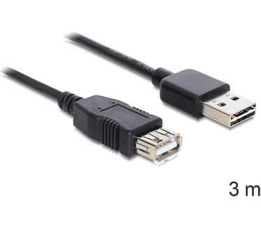 Delock EASY-USB 2.0-A - USB 2.0-A, 3m