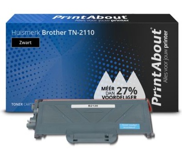 PrintAbout Huismerk Brother TN-2110 Toner Zwart
