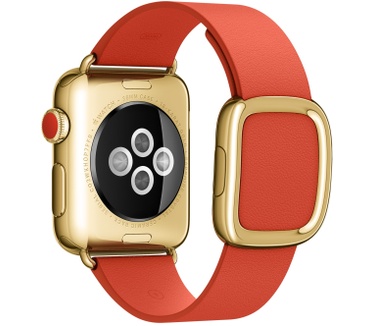 Apple Watch Edition (rozegouden moderne gesp, 38mm) Rood (Rood)