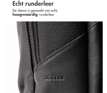 Accezz Leather Laptop rugtas