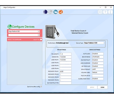 Apricorn Aegis Configurator