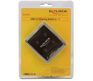 Delock USB 2.0 Sharing Switch 4 - 1