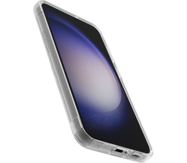 Otterbox OtterBox Symmetry Clear Case voor Galaxy S23+ , Schokbestendig, Valbestendig, Dunne beschermende hoes, 3x getest volgens militaire standaard, Antimicrobieel, Clear, Geen retailverpakking