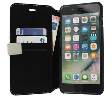 Mercedes-Benz Leather Book Case - Apple iPhone 7/8 Plus - Grijs Grijs