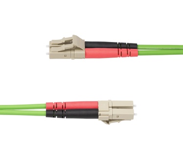 Startech.com 15m LC naar LC (UPC) OM5 Multimode Glasvezelkabel, 50/125µm Duplex LOMMF/VCSEL Zipcord Fiber, 40G/100G Netwerken, Buigbestendig, Low Insertion Loss, LSZH Fiber Patchkabel