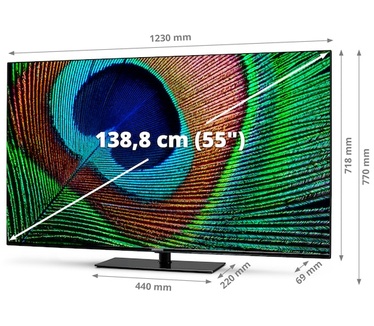 Medion Medion X15518 - Android Smart TV - 138,8 cm - 55 inch - 4K UHD - HDR - Dolby Vision - Chromecast - Google Assistant - Zwart