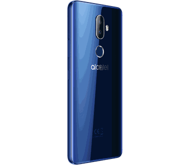 Alcatel 3V Blauw Zwart