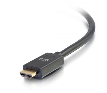 CablesToGo 6ft DisplayPort[TM] Mannelijk naar HDMI[R] Mannelijke Passieve Adapterkabel - 4K 30Hz