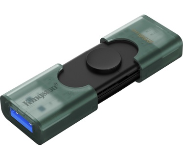 Kingston 128GB USB-A + USB-C 3.2 Gen 1 DataTraveler DuoG2
