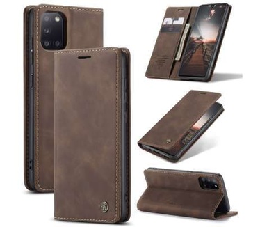 Caseme Samsung Galaxy A31 Retro Wallet Case - Coffee