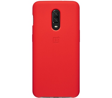 OnePlus 6T Silicone Protective Case  Rood