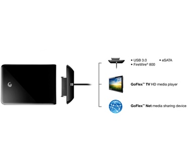 Seagate FreeAgent GoFlex 1TB Zwart
