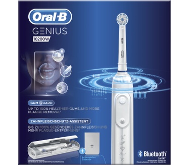 Oral-B Genius 10200W Elektrische Tandenborstel Wit Powered by Braun