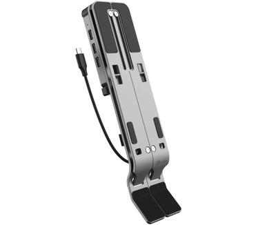 j5create JTS223-N Laptopstandaard met USB™-hub met 4 poorten