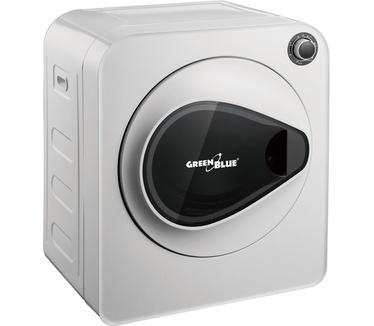 Greenblue Green Blue GB405 Mini Wasdroger 830W | Elektrische luchtafvoerdroger voor kleding, 3kg capaciteit | Vrijstaand of wandmontage | Vijf droogprogramma's voor efficiënt en snel drogen