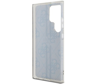 Guess 4G Gold Stripe Back Case - Samsung Galaxy S24 Ultra - Bruin Bruin