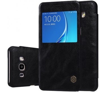 Nillkin Leather Case Samsung Galaxy J5 (2016) - Qin Series - Black