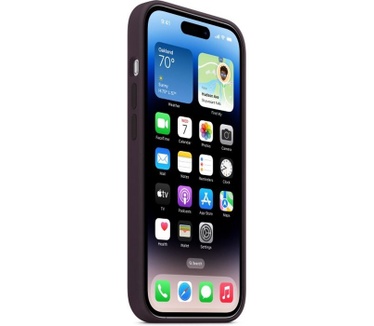 Apple iPhone Originele Silicone Case iPhone 14 Pro Max (6.7") - Vlierbes Bordeaux Rood
