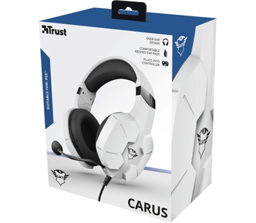 Trust GXT323W CARUS HEADSET PS5 (Wit, Zwart)