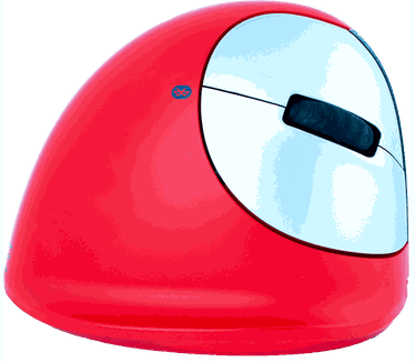 R-Go Tools HE Sport, Ergonomische muis, Medium (165-195mm), Rechtshandig, Bluetooth, Rood