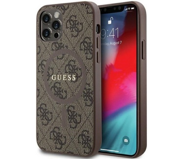 Guess 4G MagSafe Back Case - Apple iPhone 12/12 Pro (6.1") Bruin Bruin