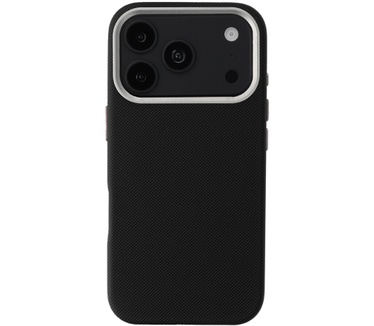 Accezz Mesh Backcover met MagSafe voor de Apple iPhone 17 Pro Max - Zwart