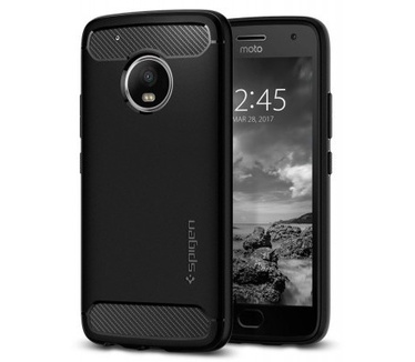 Spigen Motorola Moto G5 Plus Hoesje Rugged Armor Zwart