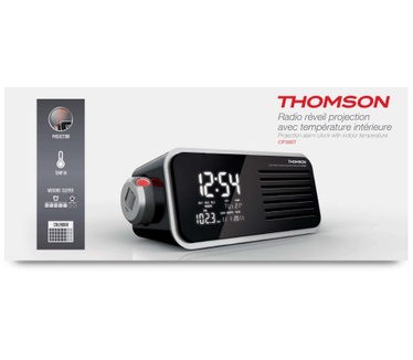Thomson Projectie wekker met LCD scherm van - Zwart