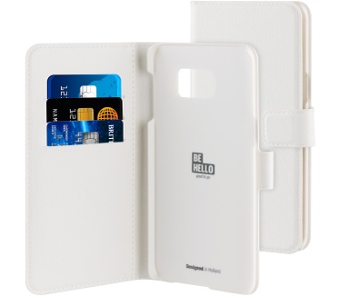 BeHello Samsung Galaxy S6 Edge Plus Wallet Case White