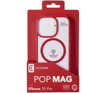 Cellular Line Pop Mag (iPhone 15 Pro) Transparant