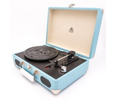 GPO Retro SOHOBLU Platenspeler met ingebouwde speakers
