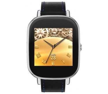 qMust Lederen armband voor Asus Zenwatch - Black