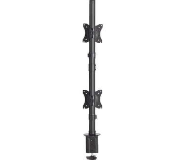 Tripp-Lite Dual Vertical Flat-Screen Desk Stand / Clamp Mount for 15 to 27 Flat-Screen Displays