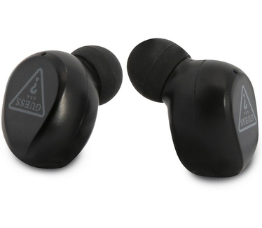 Guess True Wireless Universele Bluetooth In-Ear Oordopjes - Zwart (Zwart)