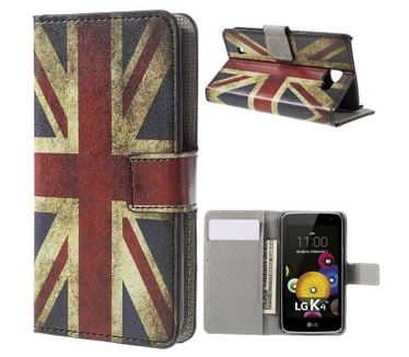 qMust LG K4 Wallet Case - hoesje met stand - UK