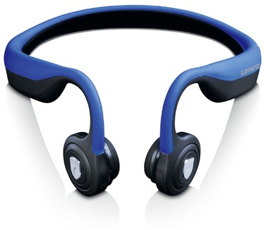 Lenco BCH-1000 Bluetooth Cuffie auricolari Cuffia Open Ear headset con microfono, resistente allacqua Nero, Blu