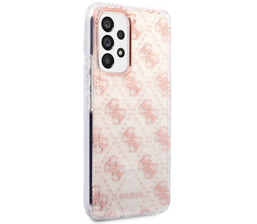 Guess 4G Glitter Hard Case - Samsung Galaxy A53 (A536) - Roze Roze