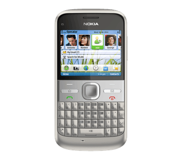 Nokia E5 Zilver