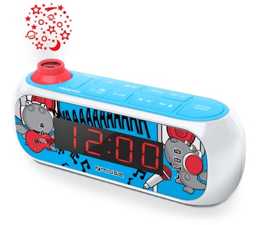 Muse M-167KDB Wekkerradio met projectie sterrenhemel kids versie blue