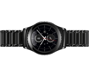 Samsung Ceramic Strap Gear S2 Classic Armband Zwart(Universal (20 mm))
