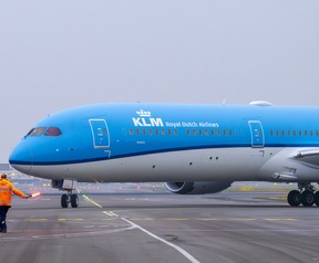 KLM vliegtuig