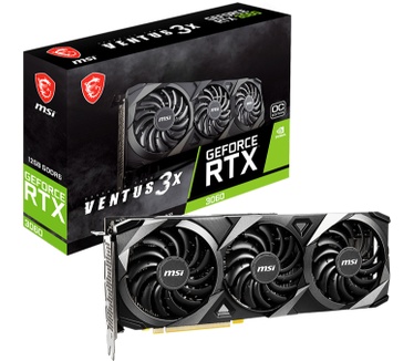 MSI GeForce RTX 3060 VENTUS 3X 12G OC